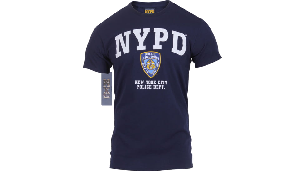Rothco Officially Licensed FDNY T-Shirt, Mens, Navy Blue, Large, 6647-739