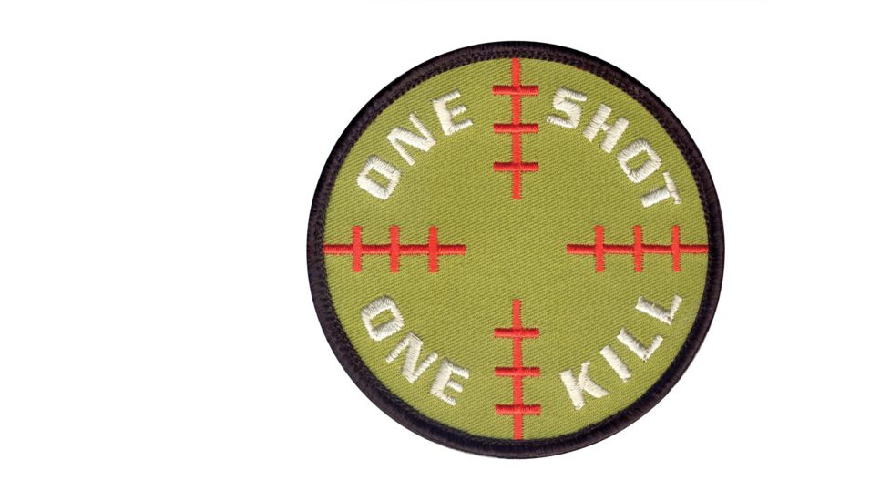 Rothco One Shot One Kill Morale Patch, 72186