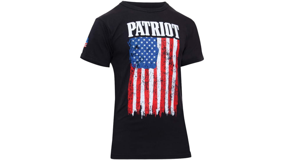 Rothco Patriot US Flag T-Shirt - Mens, Black, 3XL, 1682-3XL
