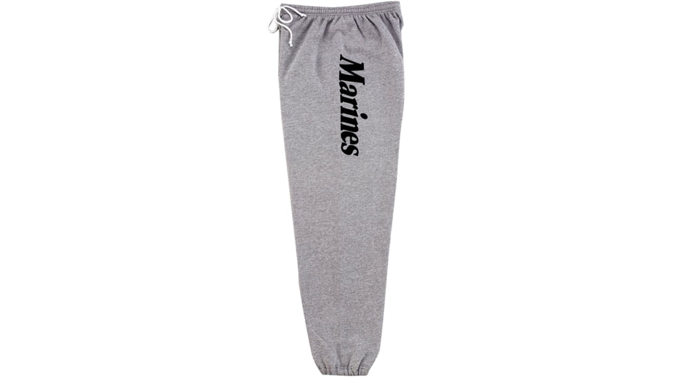 Rothco Physical Training Marines Sweatpants, Mens, Grey, Small, 2088-810