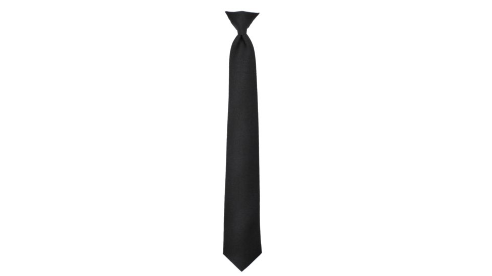 Rothco Police Issue Clip-On Neckties, Black, 18, 30082-Black-18Inches
