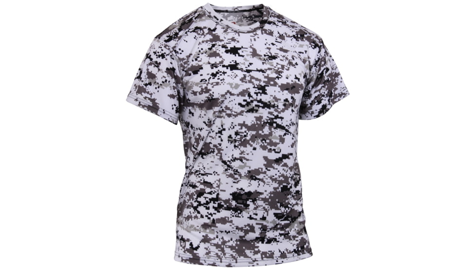 Rothco Polyester Performance T-Shirt, Mens, City Digital Camo, Large, 44050-035