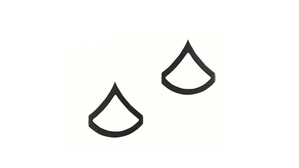 Rothco Private First Class Polished Insignia, Subdued, 1601-Subdued