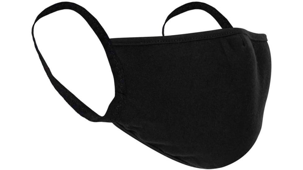 Rothco Reusable 3-Layer Face Mask, Black, Small/Medium, 1278-Black-SM