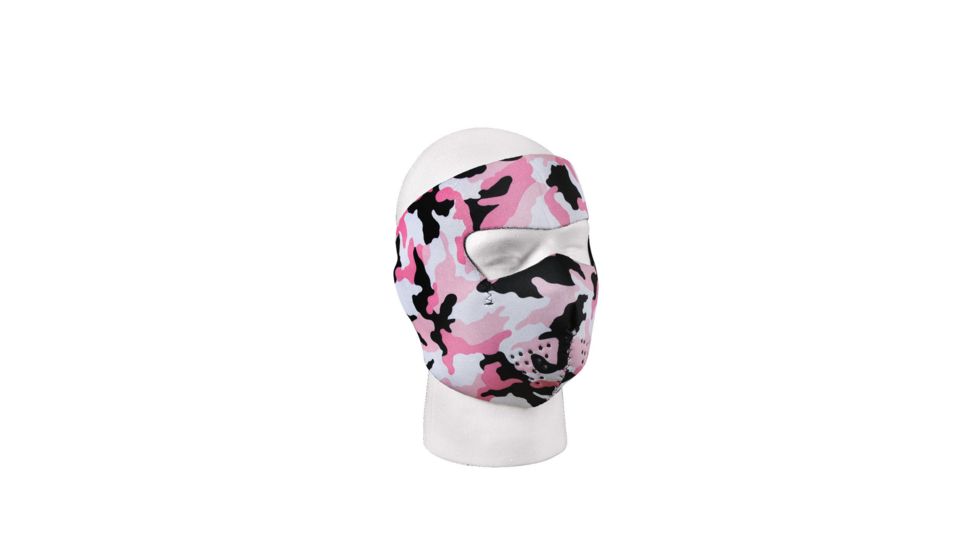 Rothco Reversible Neoprene Facemask, Pink Camo, 2100-PinkCamo