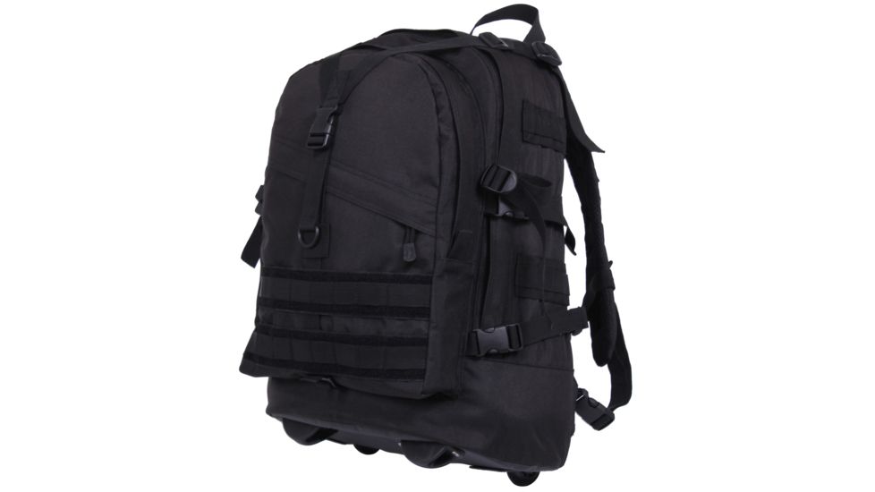 Rothco Rolling Large Transport Pack, Black, 97287-Black