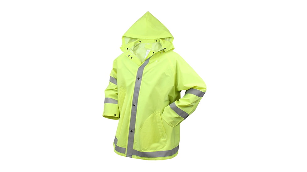 Rothco Safety Reflective Rain Jacket, 3XL, 3655-3XL