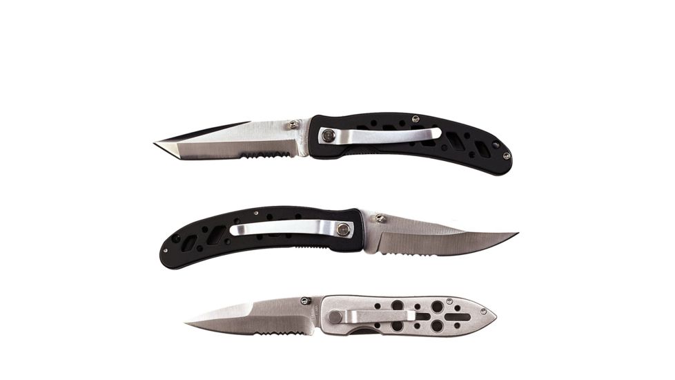 Rothco Samurai II Skeletal Handle Hunter Lockback Folding Knife, 3427