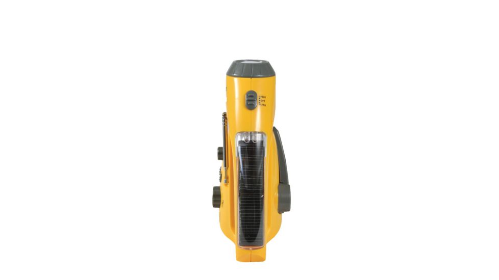 Rothco Solar/Wind Up Flashlight with Radio, 80003