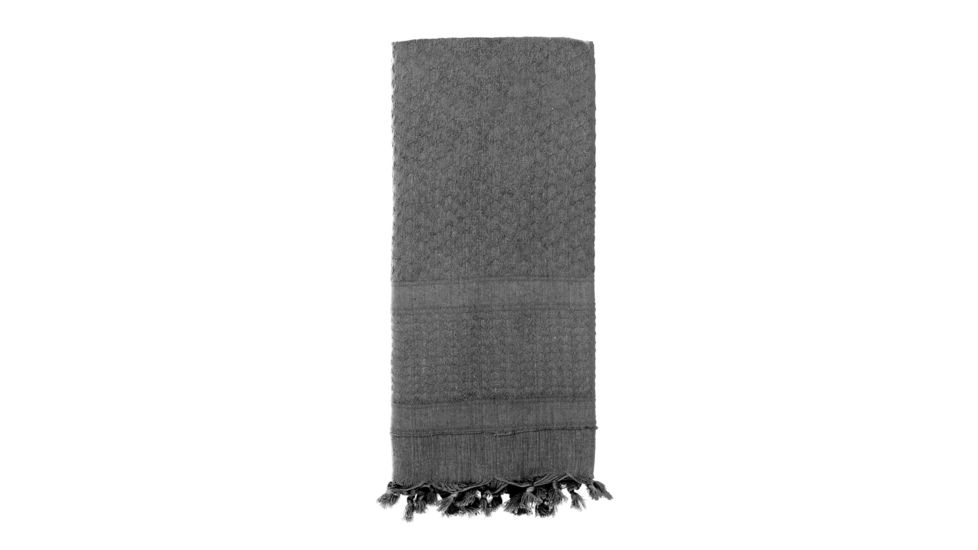 Rothco Solid Color Shemagh Tactical Desert Scarf, Grey, 8637-Grey