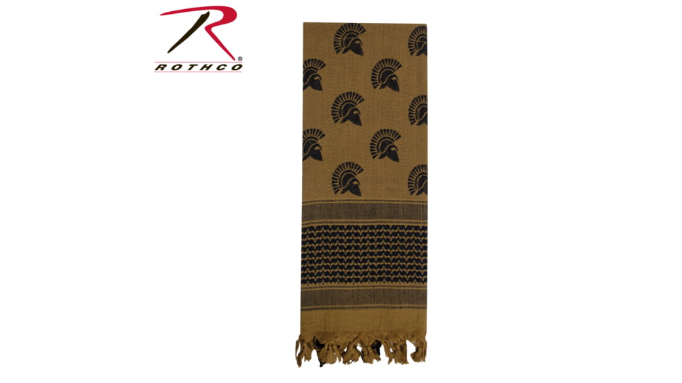 Rothco Spartan Shemagh Tactical Desert Scarf, Coyote Brown, 88535-CoyoteBrown