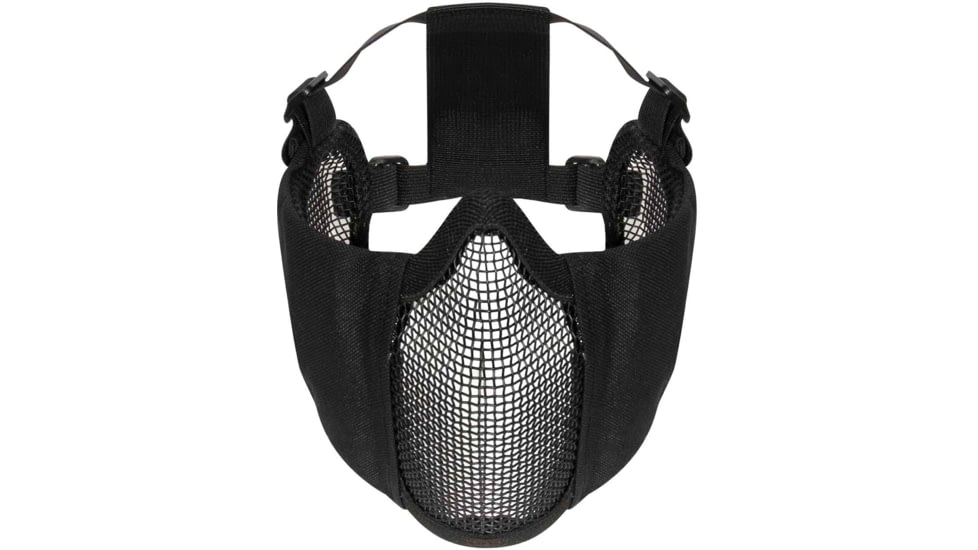 Rothco Steel Half Face Mask With Ear Guard - Black, 10857