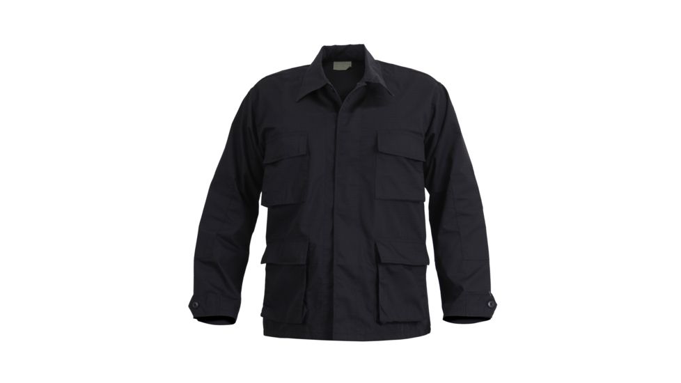 Rothco SWAT Cloth BDU Shirt, Black, 2XL, 6211-Black-2XL