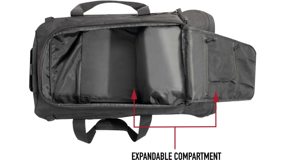 Rothco Tactical Defender Duffle Bag - Black, 23600