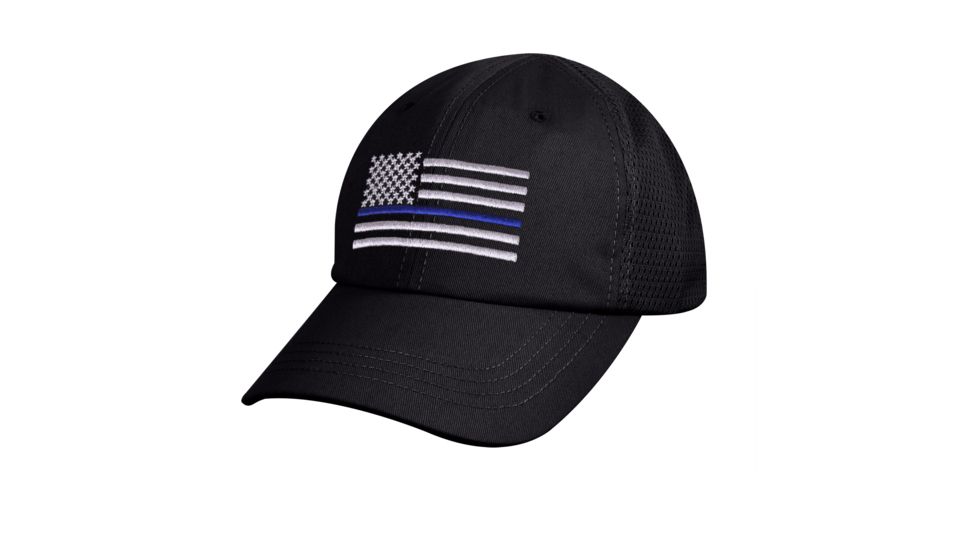 Rothco Tactical Mesh Back Cap With Thin Blue Line Flag, 9973