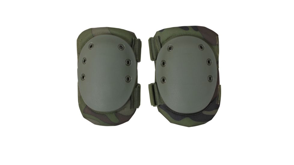 Rothco Tactical Protective Gear Knee Pads, Woodland Camo, 11058-WoodlandCamo