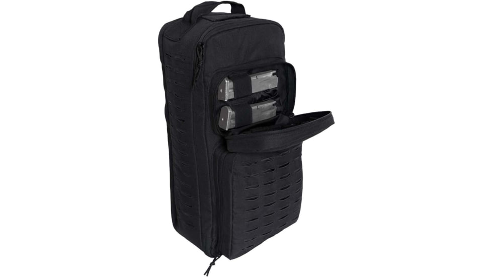 Rothco Tactical Single Sling Pack w/ Laser Cut MOLLE, Black, 2233-Black