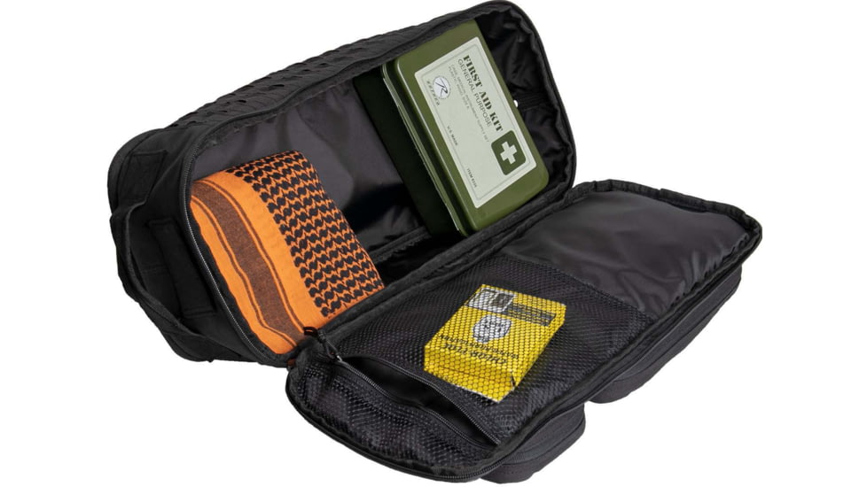 Rothco Tactical Single Sling Pack w/ Laser Cut MOLLE, Black, 2233-Black