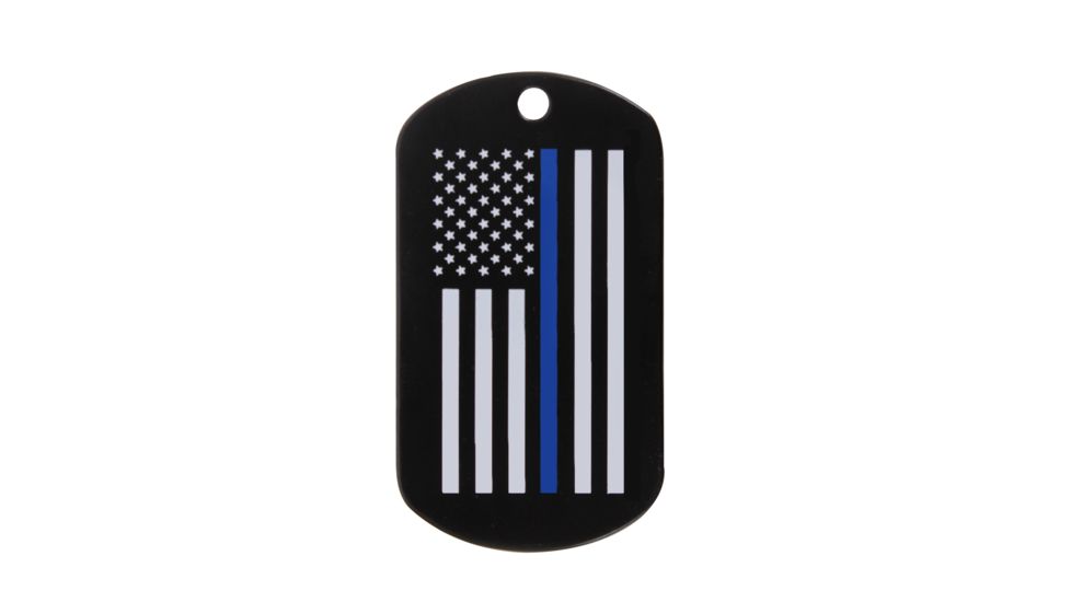 Rothco Thin Blue Line Dog Tag, 8513