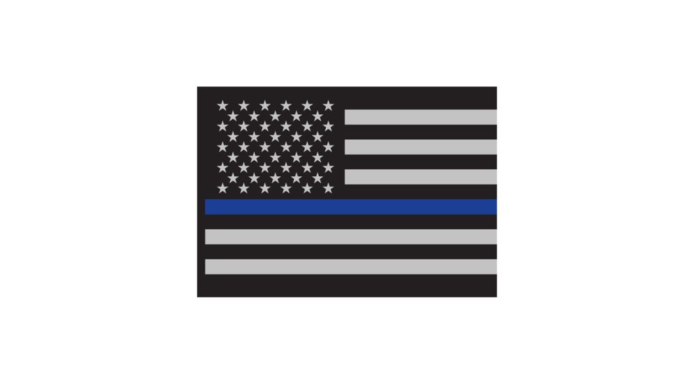 Rothco Thin Blue Line Flag Decal, 1293