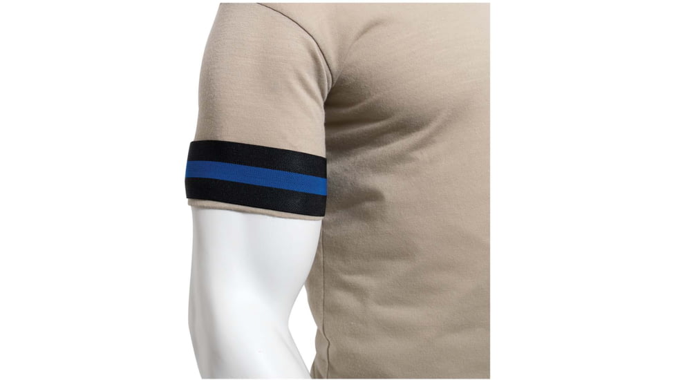 Rothco Thin Blue Line Mourning Arm Band, 1009