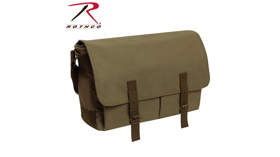 Rothco Deluxe Vintage Canvas Messenger Bag, 2759