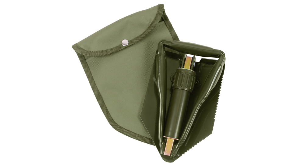 Rothco Tri-Fold Shovel, Green, 828