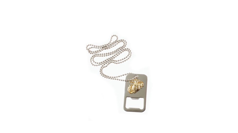 Rothco U.S.M.C. G&amp;A Dog Tag Bottle Opener, 8798