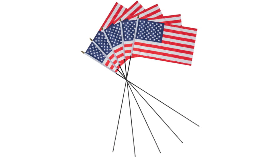 Rothco US Stick Flag, 6 Pieces, 15224-SixPieces