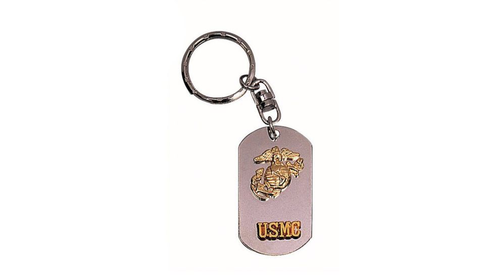 Rothco USMC Dog Tag Key Chain, 4782