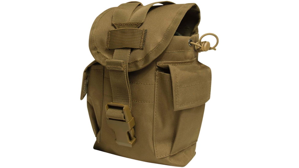 Rothco Utility Pouch with Survival Kit Essentials, Coyote Brown, 10189-CoyoteBrown