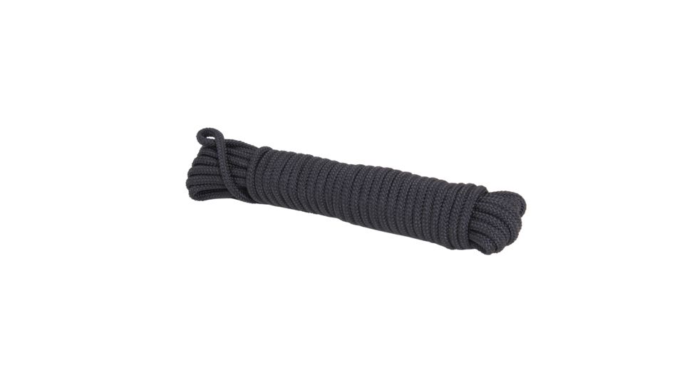 Rothco Utility Rope, Black, 50 ft, 314-Black-50