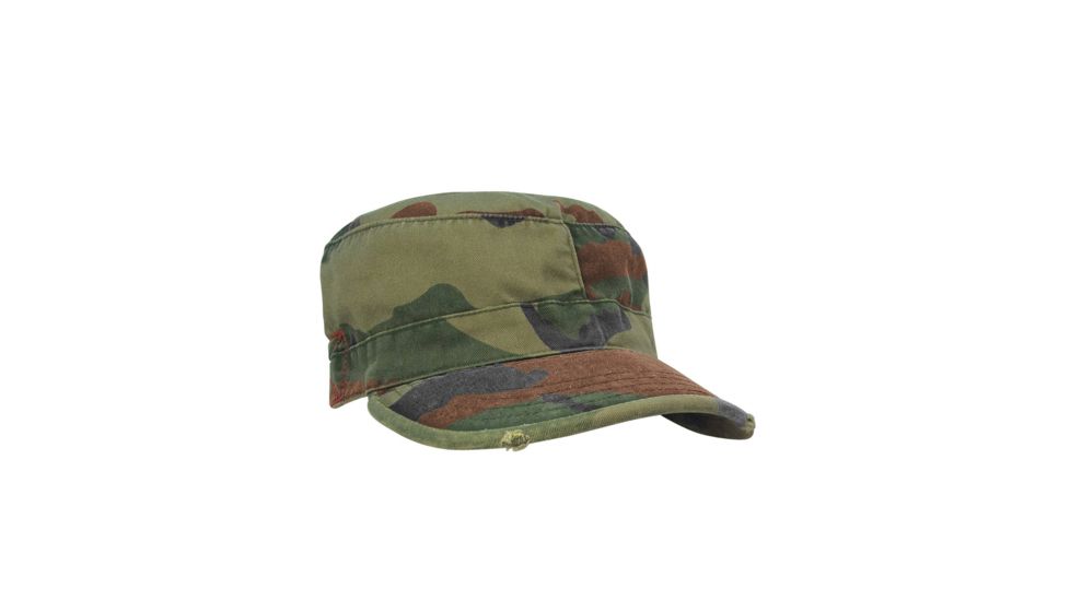 Rothco Vintage Camo Fatigue Caps, Woodland Camo, Small, 4509-WoodlandCamo-S