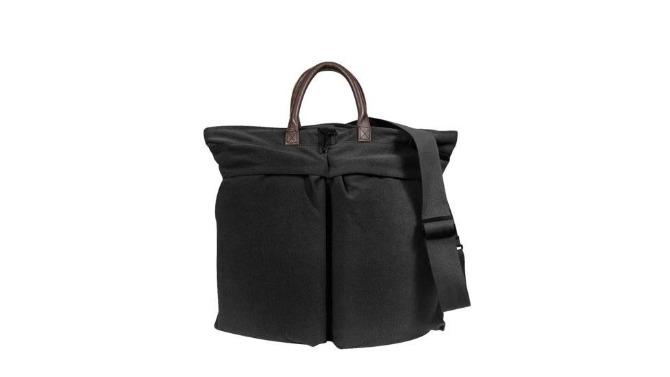 Rothco Vintage Canvas Helmet Bag, Black, 2429-Black