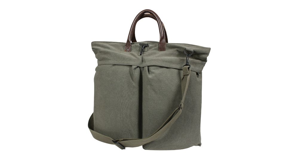 Rothco Vintage Canvas Helmet Bag, Olive Drab, 2429-OliveDrab