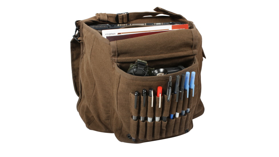 Rothco Vintage Canvas Paratrooper Bag, Khaki, 9138-Khaki