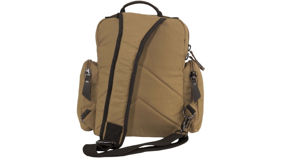 Rothco Vintage Canvas Sling Backpack, Coyote Brown, 59681-CoyoteBrown