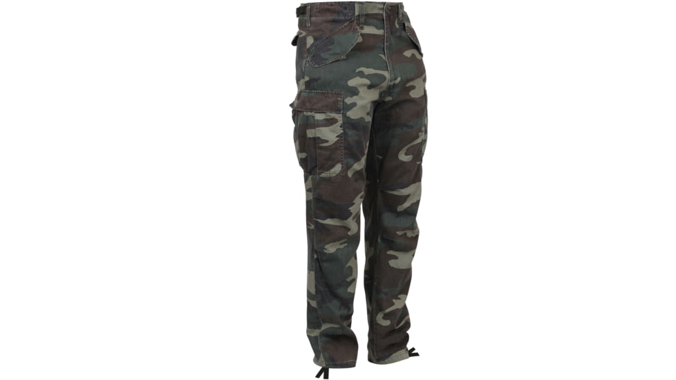 Rothco Vintage M-65 Field Pant, Mens, Woodland Camo, 3XL, 2607