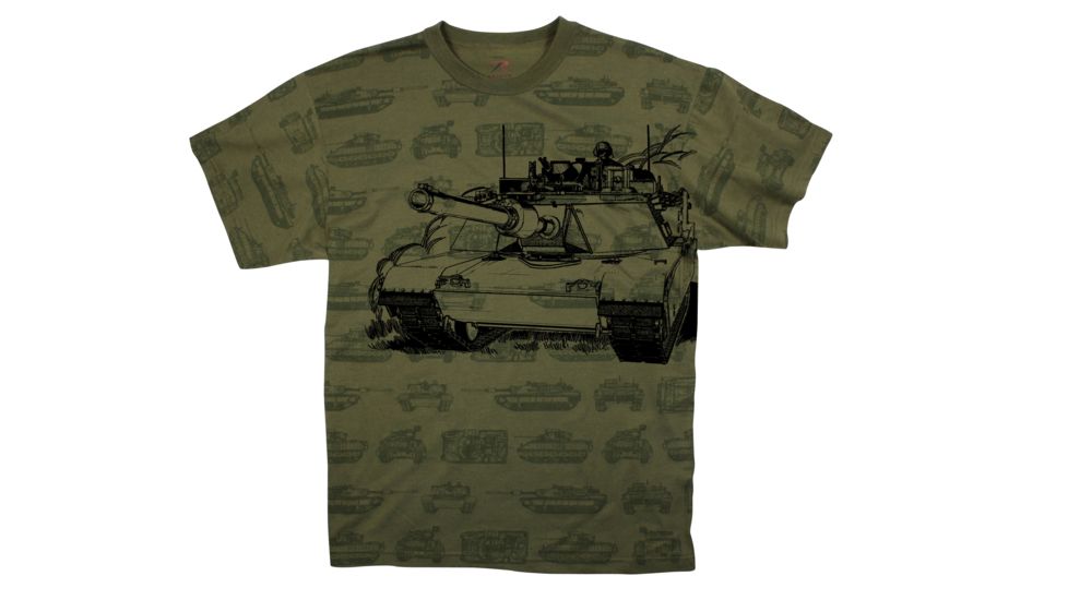 Rothco Vintage Olive Drab Tank T-Shirt, XL, 66240-XL