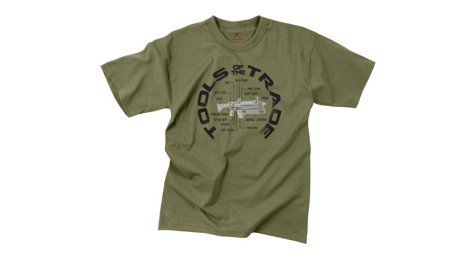 Rothco Vintage Tools Of The Trade T-Shirt, Small, 60540-S