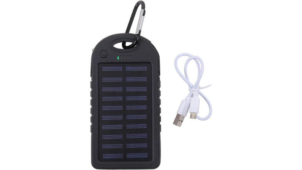 Rothco Waterproof Solar Power Bank, Black, 2111
