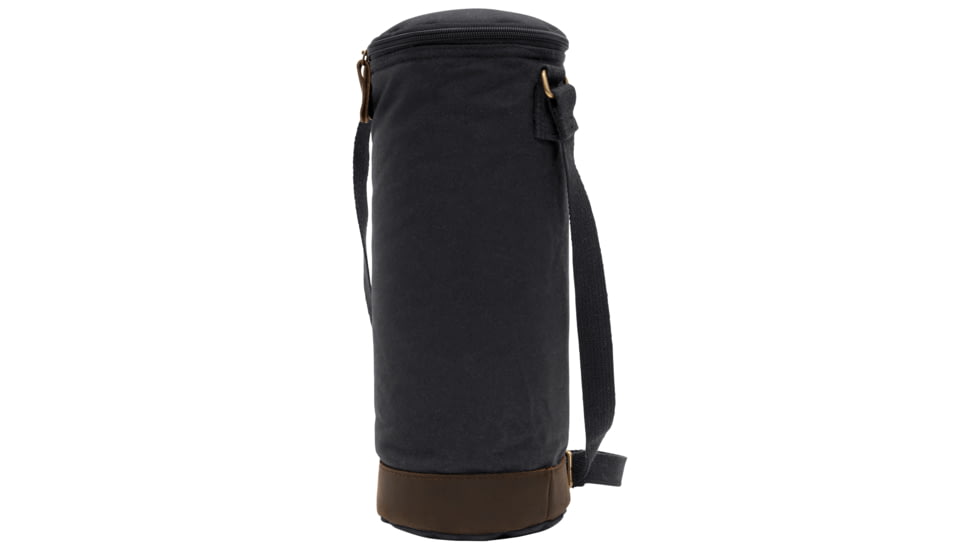 Rothco Waxed Canvas Wine Carrier Tote Bag, Black, 81460-Black