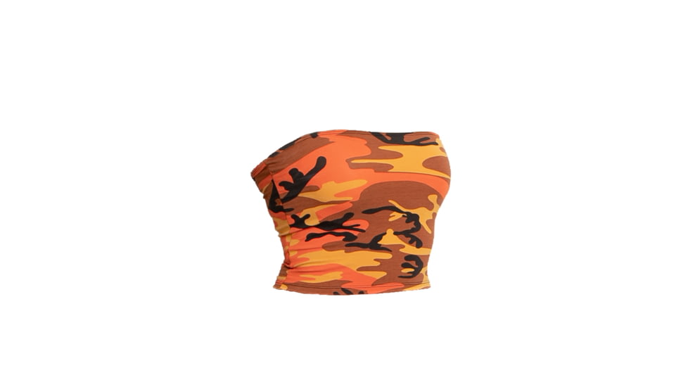 Rothco Camo Tube Top - Womens, Savage Orange Camo, Extra Large, 1667-SavageOrangeCamo-2XL
