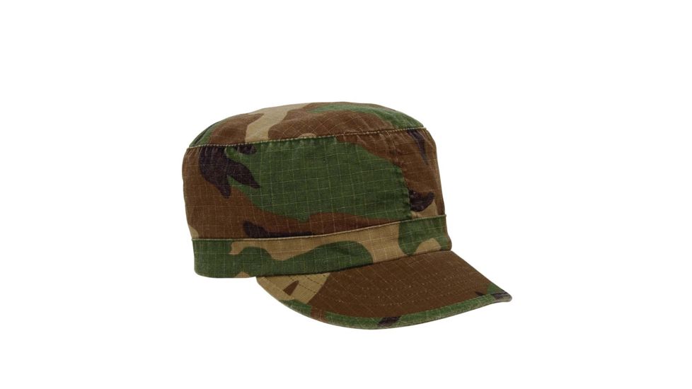 Rothco Womens Adjustable Vintage Fatigue Caps, Woodland Camo, 1153-WoodlandCamo