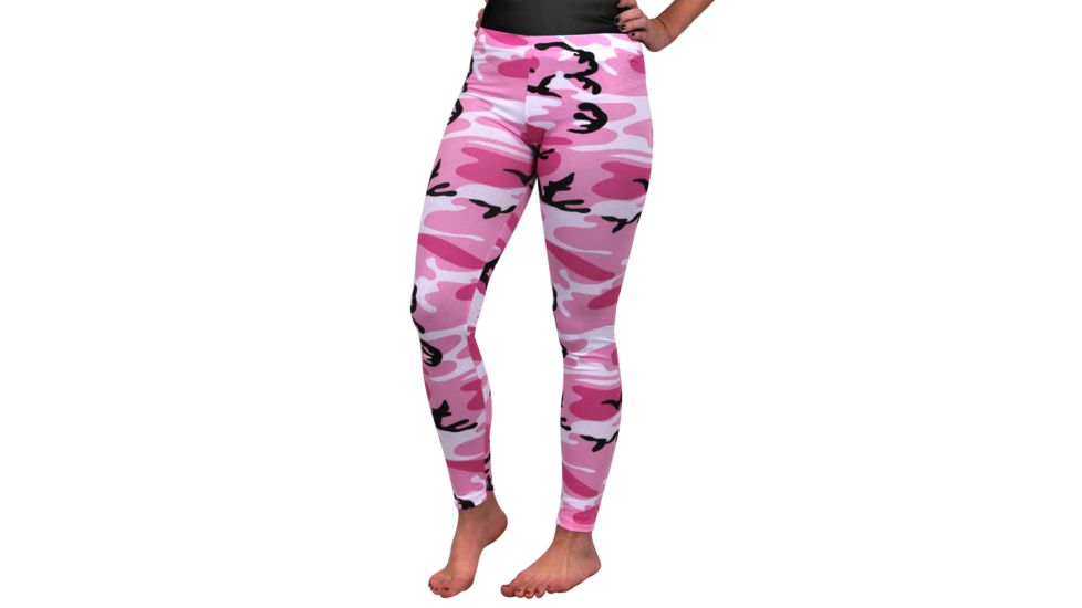 Rothco Camo Leggings - Womens, Extra Small, Pink Camo, 3188-880