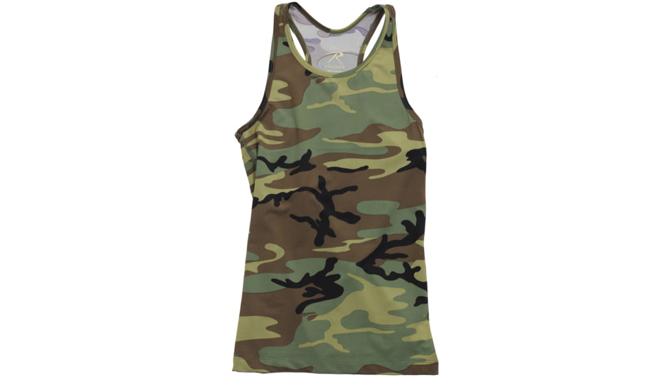 Rothco Womens Camo Workout Performance Tank Top, Extra Small, 44080-XS