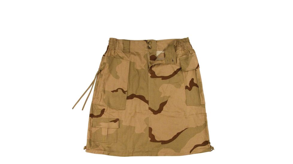 Rothco Womens Knee Length Skirt, Tri-Color Desert Camo, M, 1011-Tri-ColorDesertCamo-M
