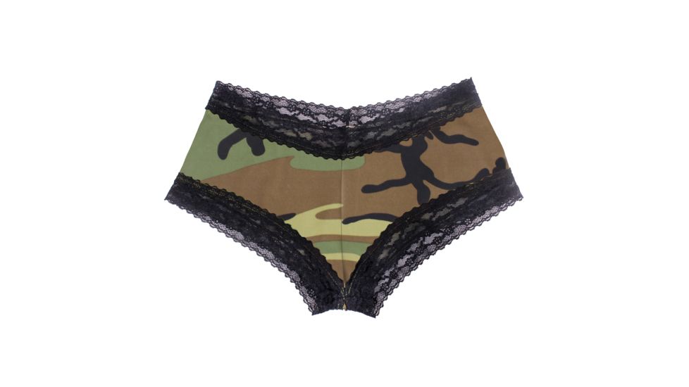 Rothco Womens Lace Trimmed Boy Short, Extra Small, 5491-XS