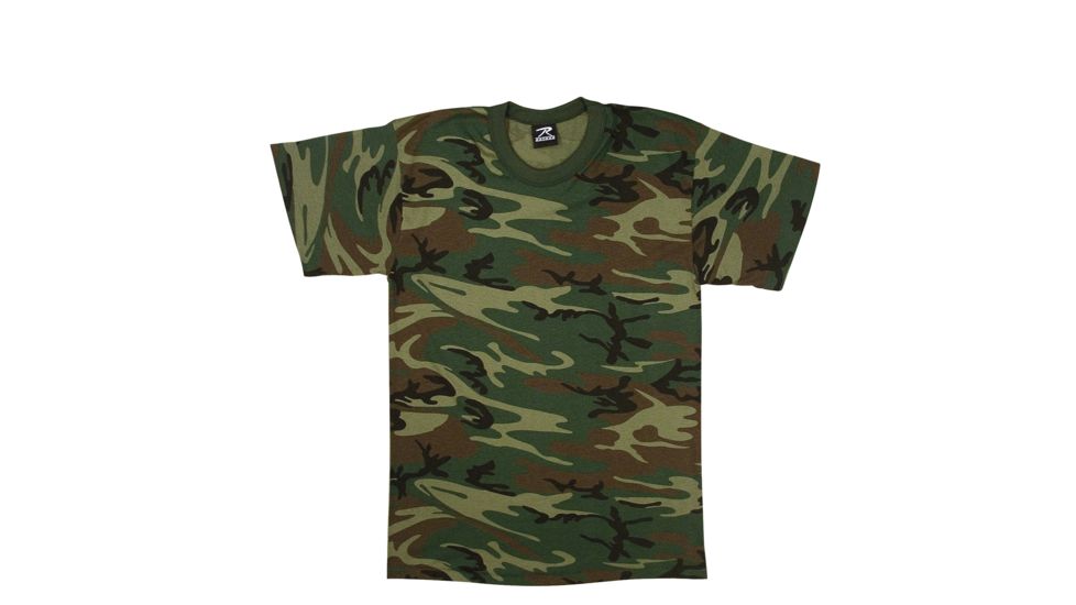 Rothco Woodland Camo T-Shirt, 2XL, 6780-2XL
