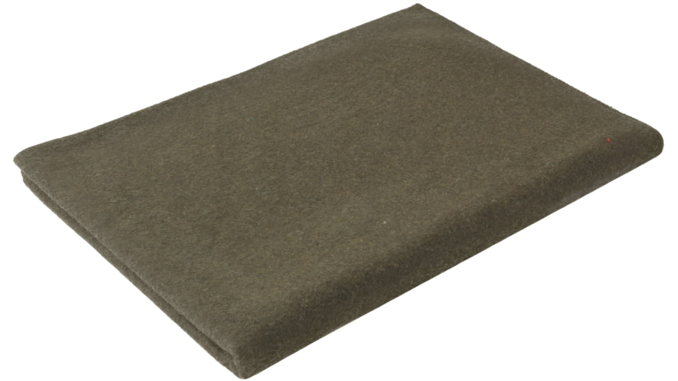 Rothco Wool Blanket, Olive Drab, 62x80, 9093-OliveDrab-62x80